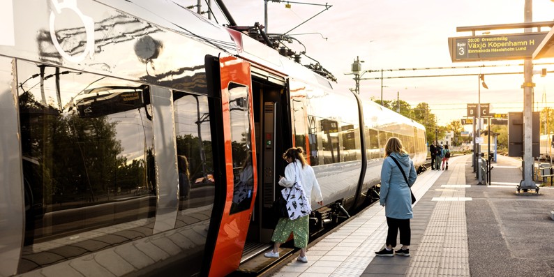 Øresundstoget på station