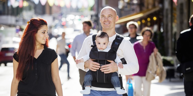 Forældre med spædbarn