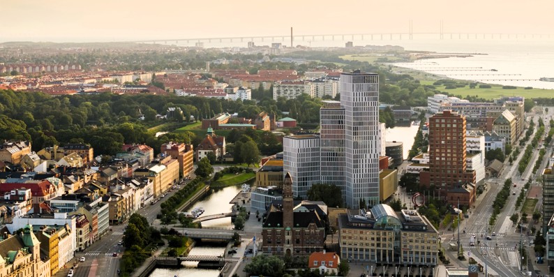 Malmö skyline